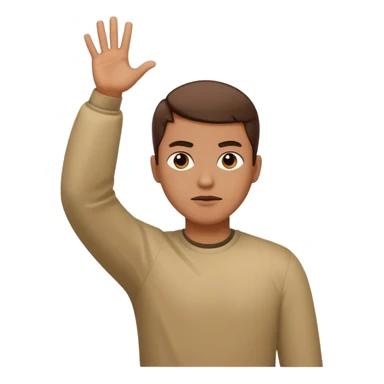 Not guilty hands up sticker