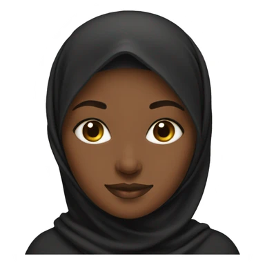 Black Muslimah  sticker