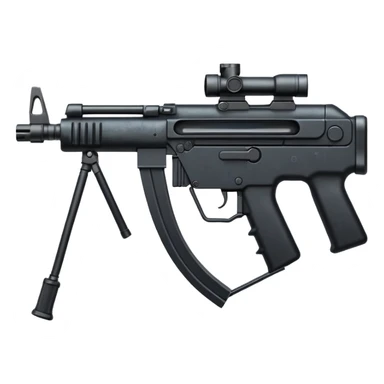 Simple mp5 no stock no scope sticker