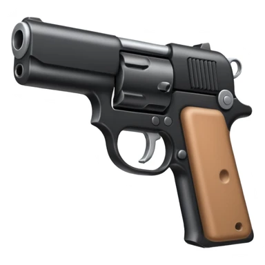 gun at foot sticker