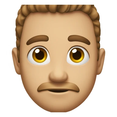 raised eyebrow emoticon sticker