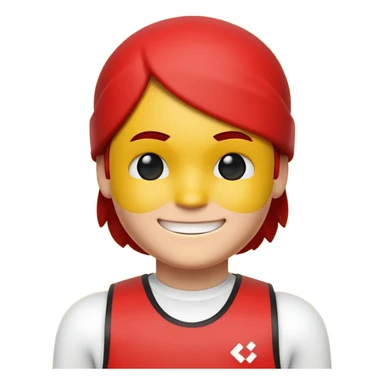 a blocky red avatar with a smiley face and the text “team coolkid join today” on his chest sticker