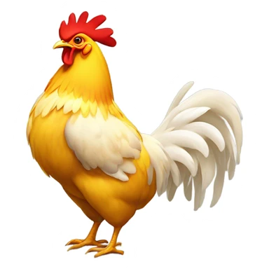 Chicken butt sticker