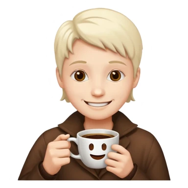 Emojis aesthetic para amantes del café sticker