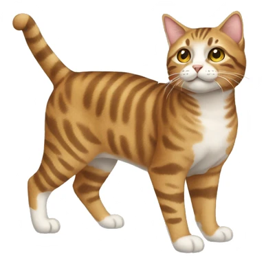 Tabby Cat Full Body sticker
