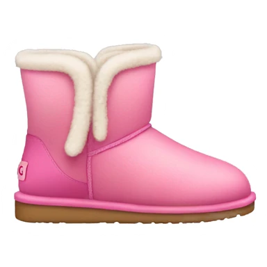 pink Ugg shoes sticker