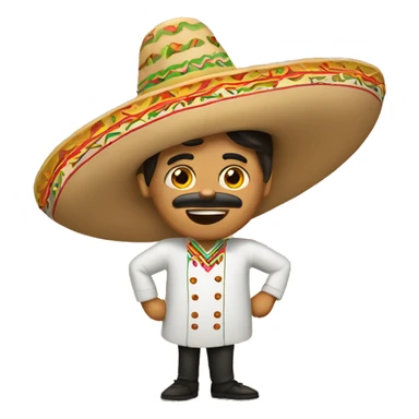 Mexican food sticker