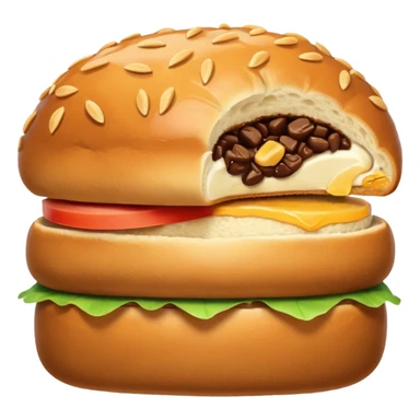 Slice of bun sticker