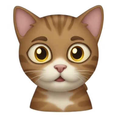 Cat Having a night mare sticker