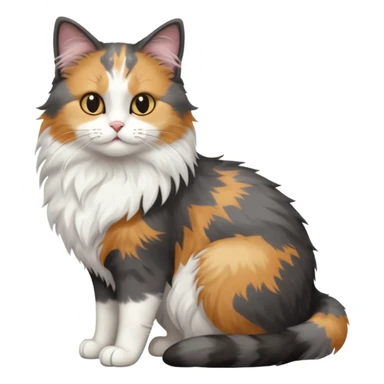 full body half dark grey and half white cat sticker