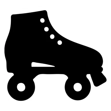 roller skates with a low top sticker