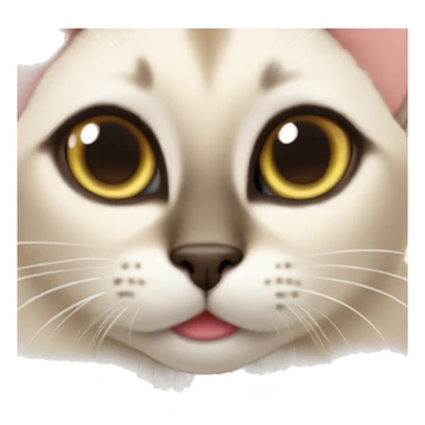cute siamese cat sticker