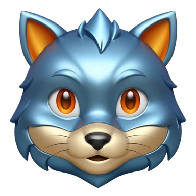 brave browser 3d icon sticker