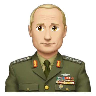 Putin military sticker