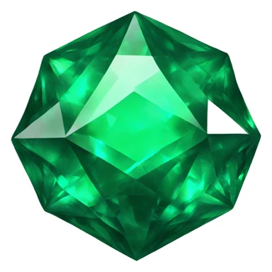 emerald jewel sticker