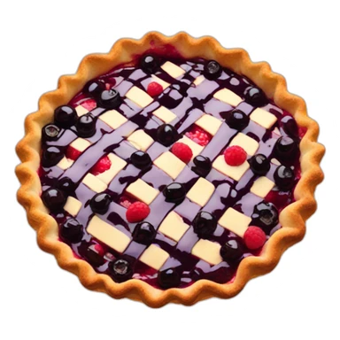 hot berry pie sticker