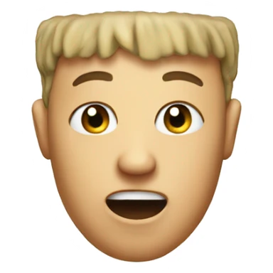 a head comes out of the toilet sticker