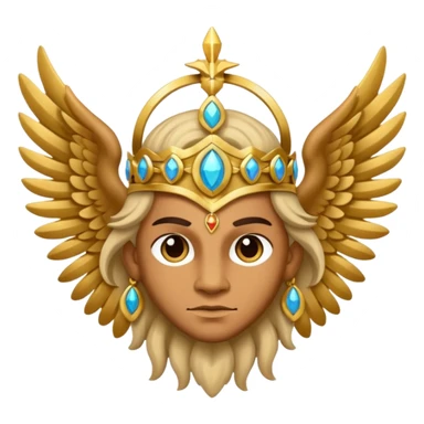 leon con alas sticker