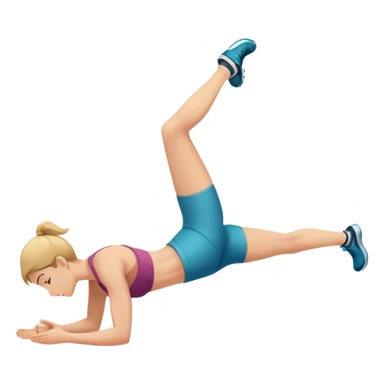 obliques exercise sticker