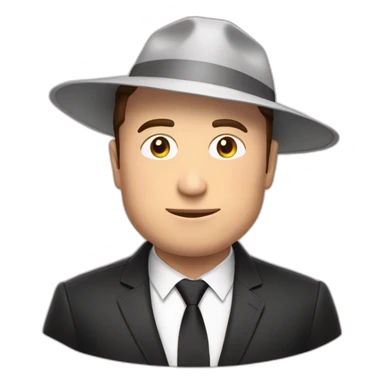 Elon musk avec une kippa sticker