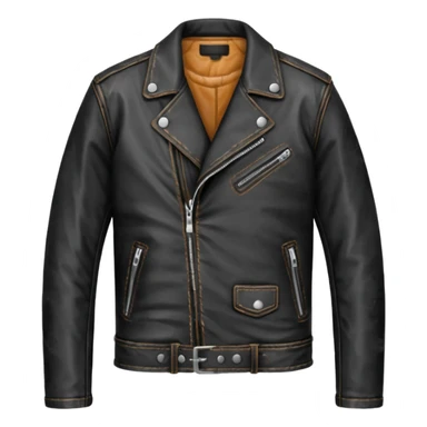 Leather jacket sticker