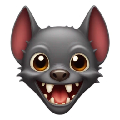 vampire bat sticker