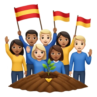 Flag Planting Ceremony sticker