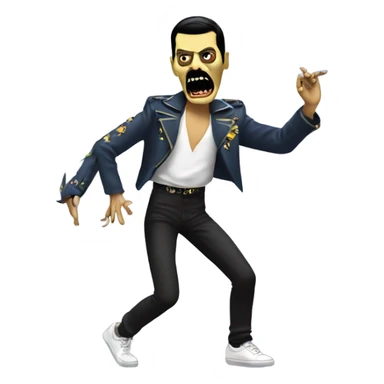 freddie mercury zombie dancing sticker