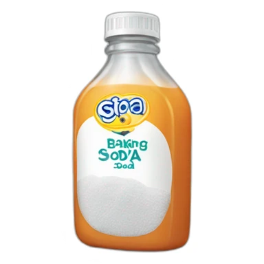 Baking soda sticker
