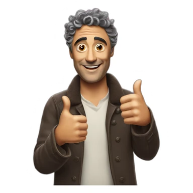 taika waititi thumbs up sticker