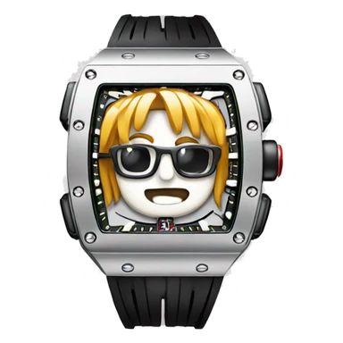 cute richard mille watch sticker