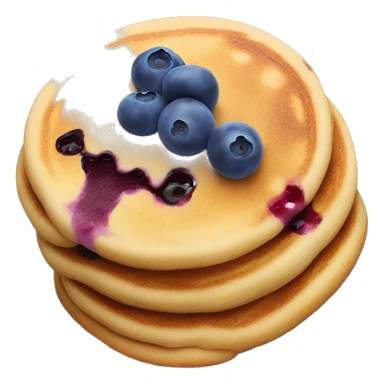 Blueberry pancakes  sticker