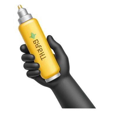 EpiPen in hand sticker