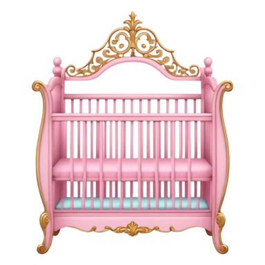 pink crib sticker