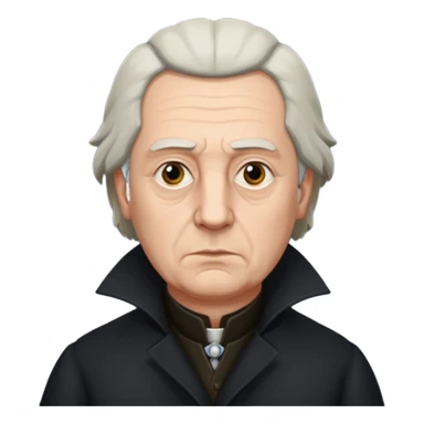Johann Gottlieb Fichte philosopher three-quarter view sticker