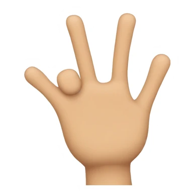 mano señalando sticker