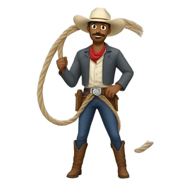 Cowboys lasso alone sticker