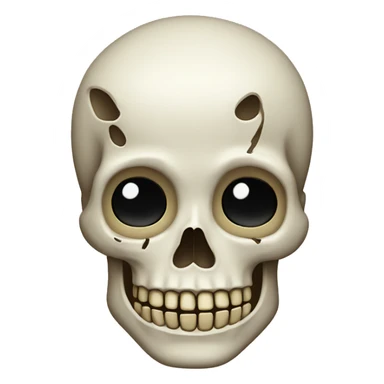 Calavera con ffrío  sticker