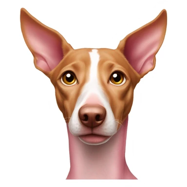 Podenco pink nose  sticker