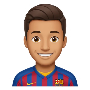 araujo футболист  в футболке барселоны sticker