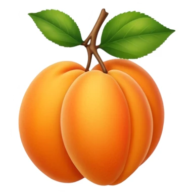 Apricot sticker