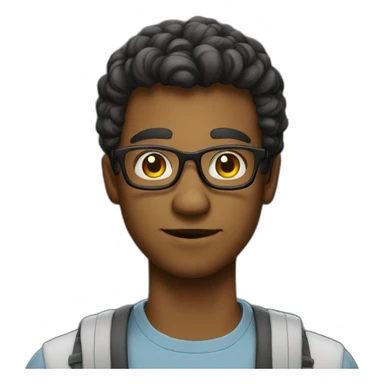 a nerd that is cool guy sticker