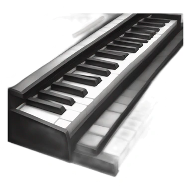 Piano à queue sticker