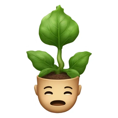 mandrake crying plant baby sticker