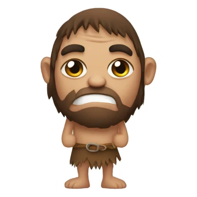 Cro-Magnon with broken theet sticker