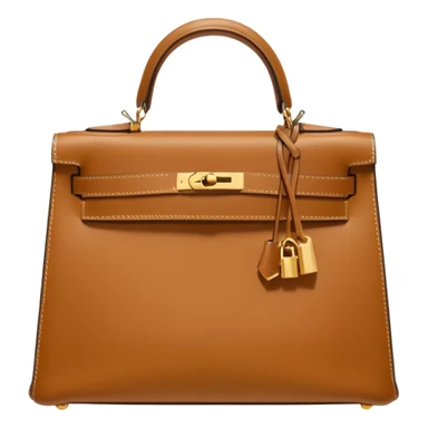 hermes kelly tan color bag  sticker
