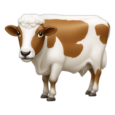 Chèvre qui tire la langue  sticker