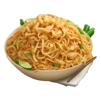 Filipino noodles pancit sticker