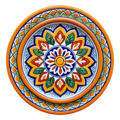 andalusian ceramic  sticker