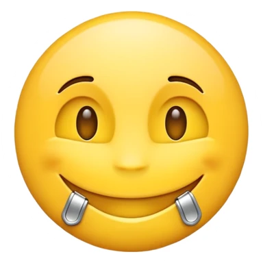 Emoji with brakets sticker